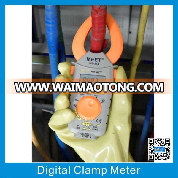 MS-37B Intelligent AC Current Clamp meter with Large Open Jaw